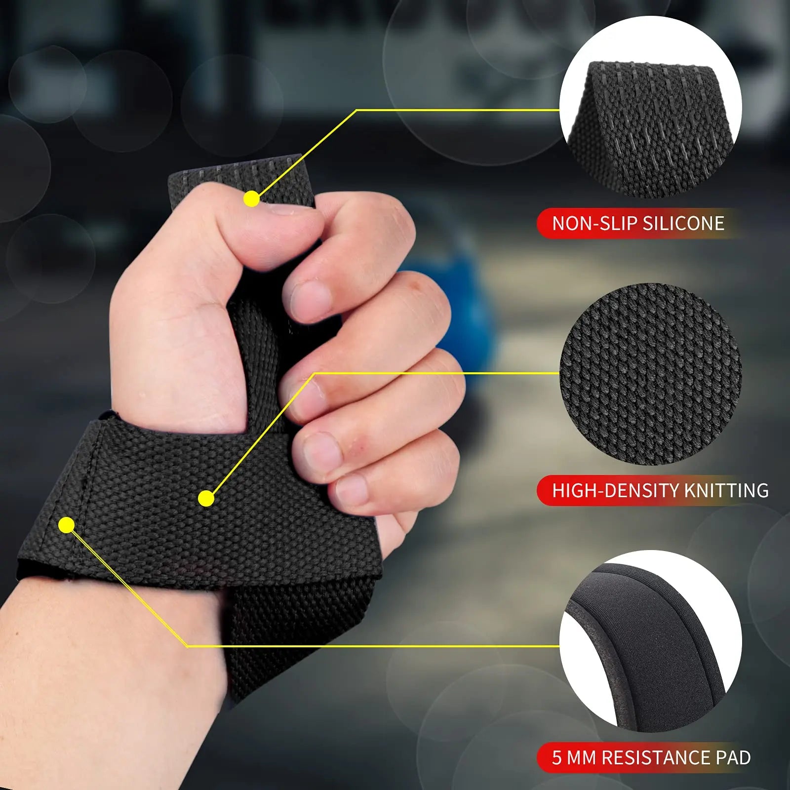 Weightlifting Wrist Straps 